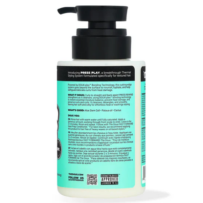 The Doux Press Play Rewind Curl Reversion Shampoo 236ml