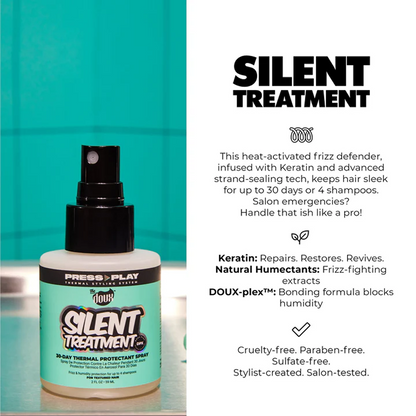 The Doux Press Play Silent Treatment 30 Day Anti-Humidity Treatment 59ml