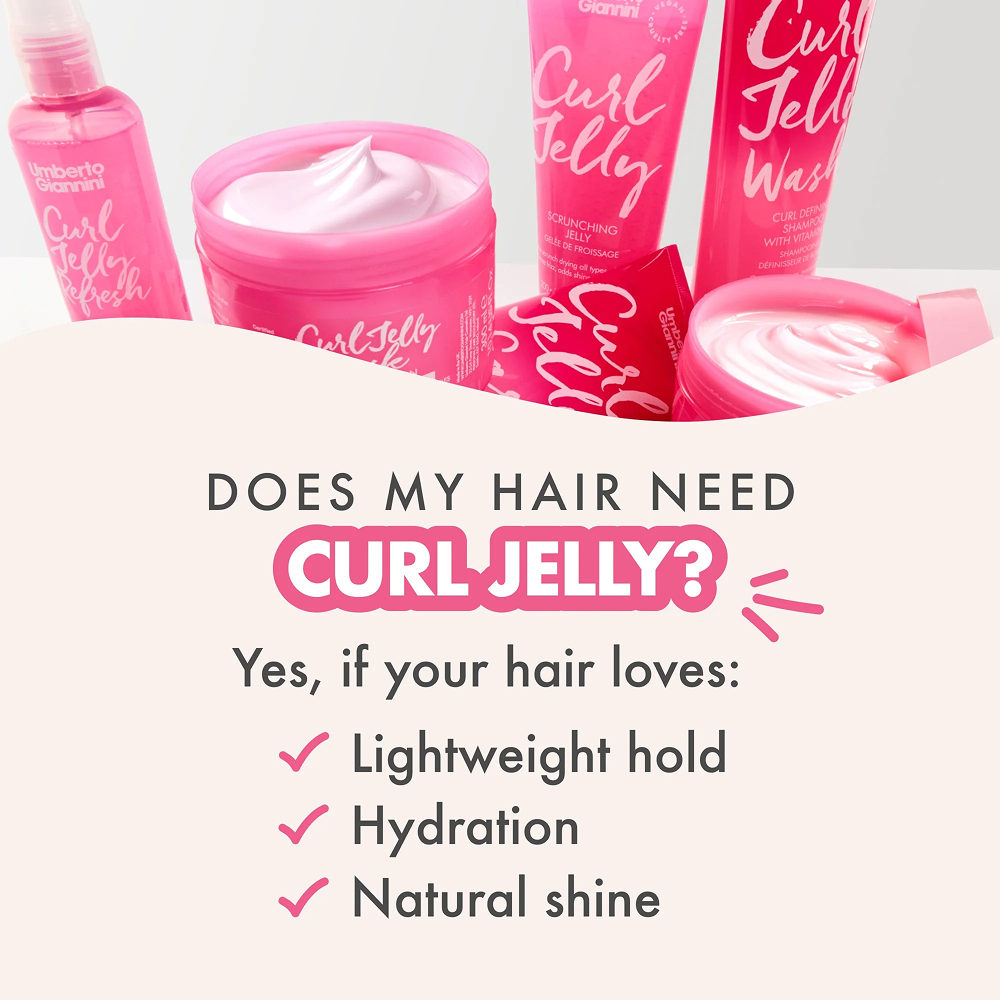Umberto Giannini Curl Jelly Shine Leave-In Conditioning Curl Balm 180ml