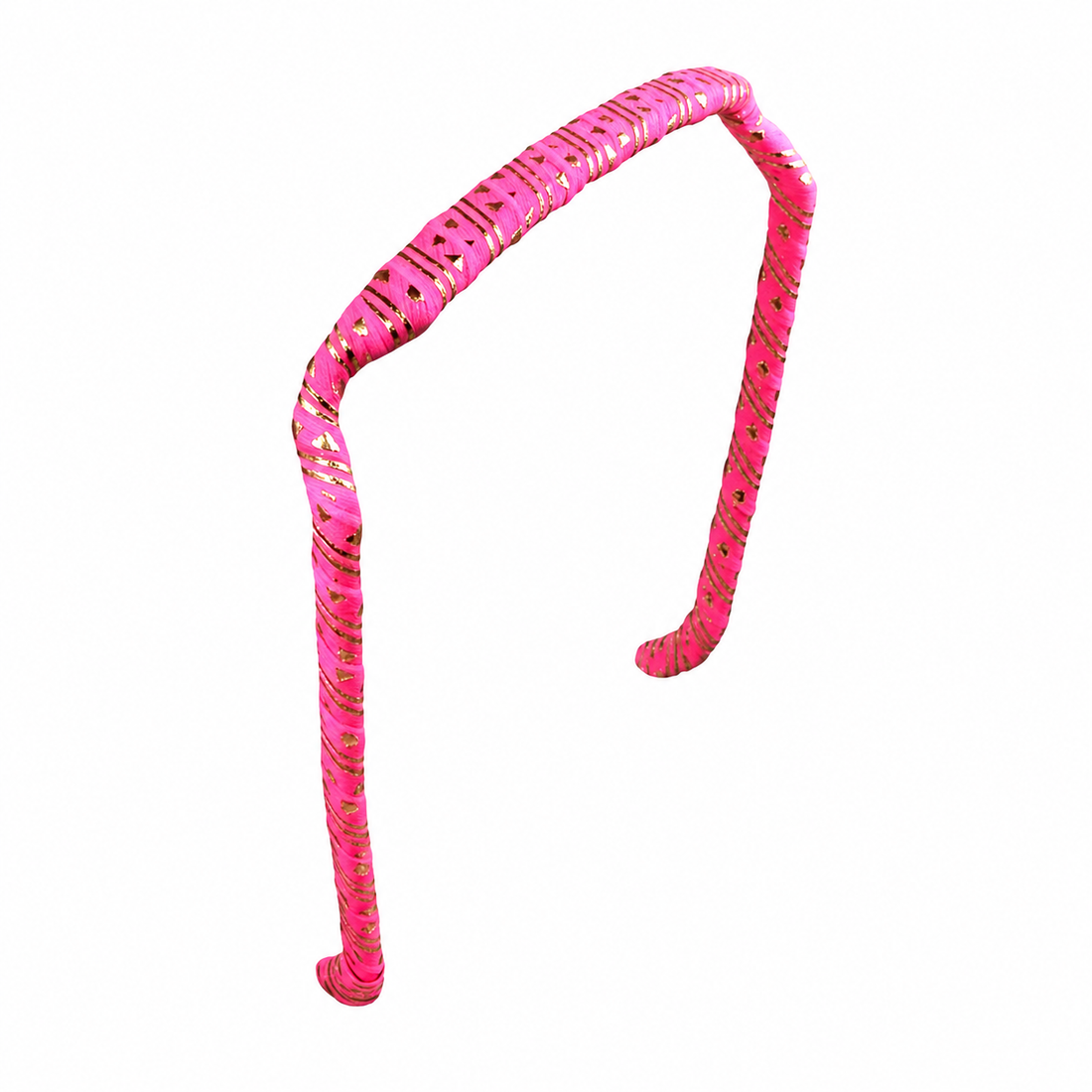 Zazzy Bandz Hot Pink Gold Aztec Wrapped original