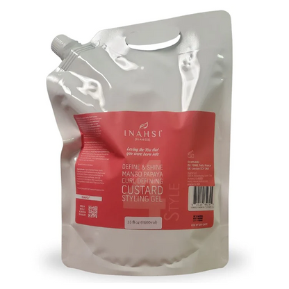 Inahsi Naturals Define &amp; Shine Mango Papaya Curl Defining Custard