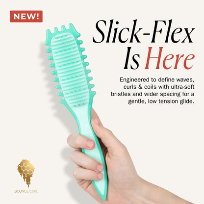 Bounce Curl Slick-Flex Define EdgeLift Brush Teal