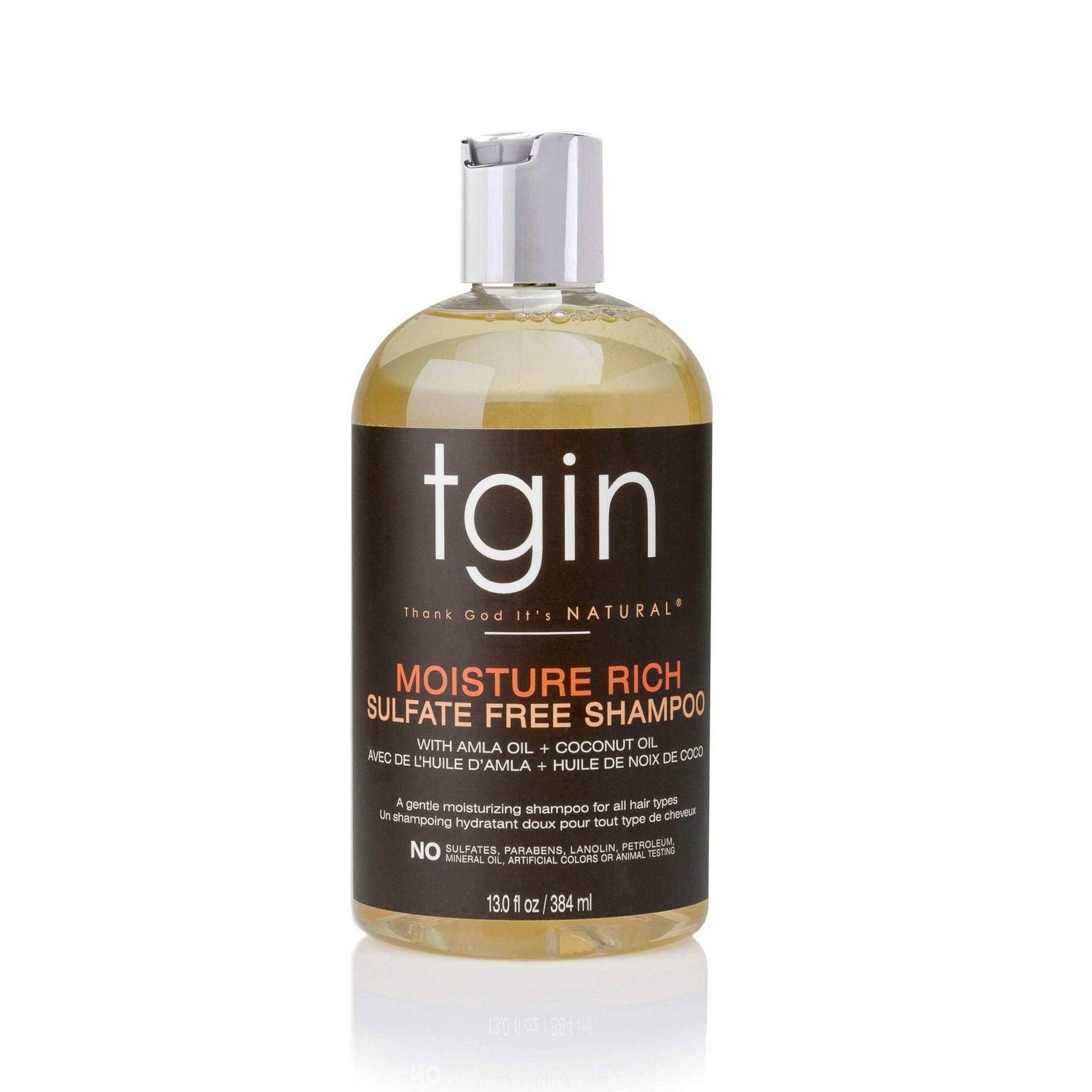 Tgin Moisture Rich Sulfate Free Shampoo 384ml