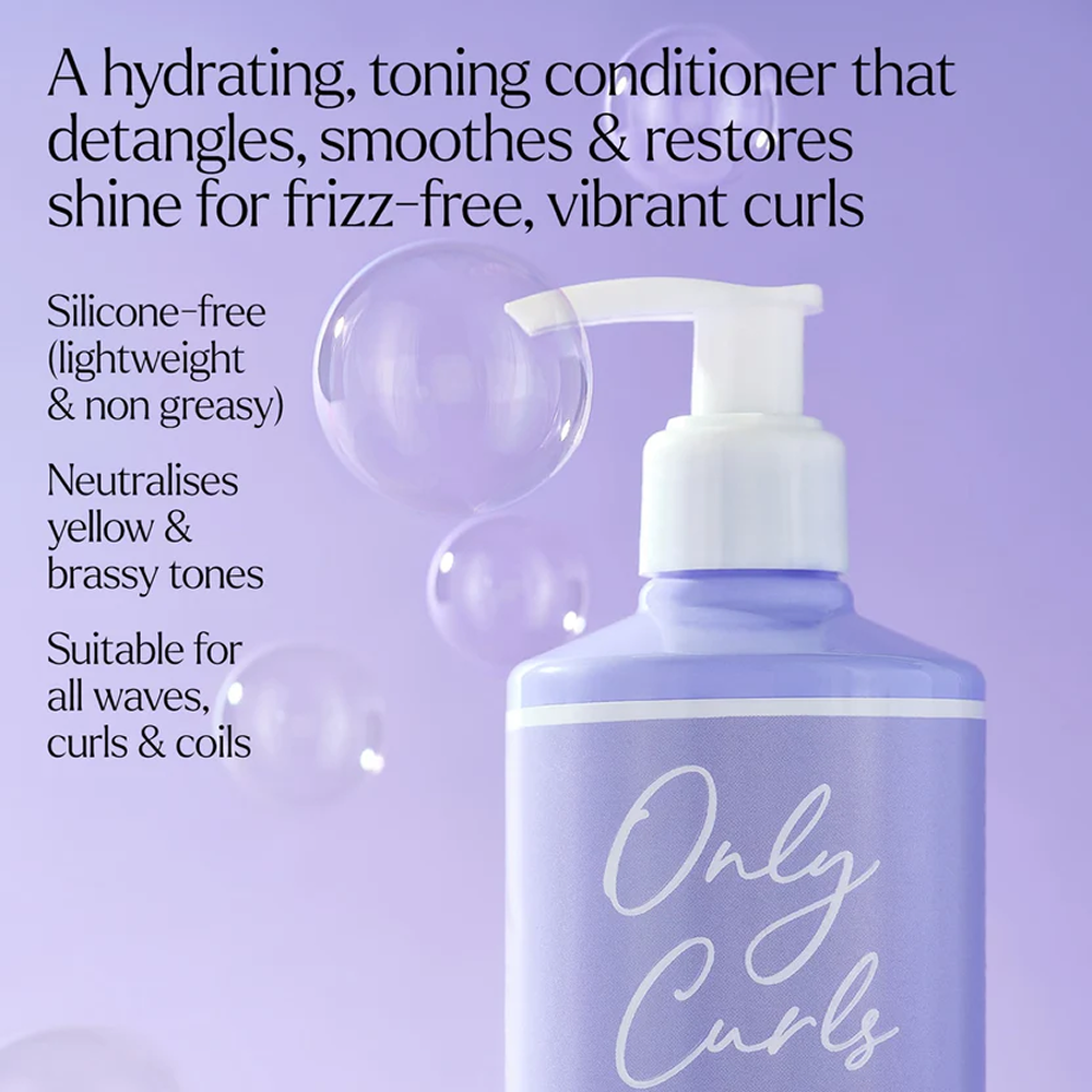 Only Curls Purple Curl Cleansing Duo - For Blonde and Silver Curls