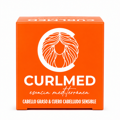 CurlMed Solid Shampoo for Oily Hair and Sensitive Scalp 80g