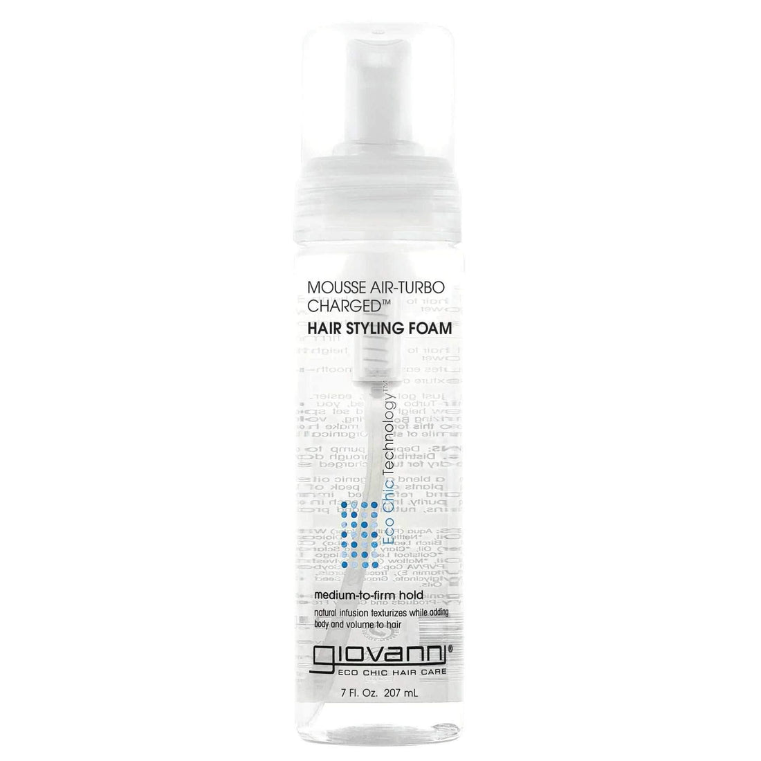 Giovanni Mousse Air Turbo Charged Hair Styling Foam 207ml