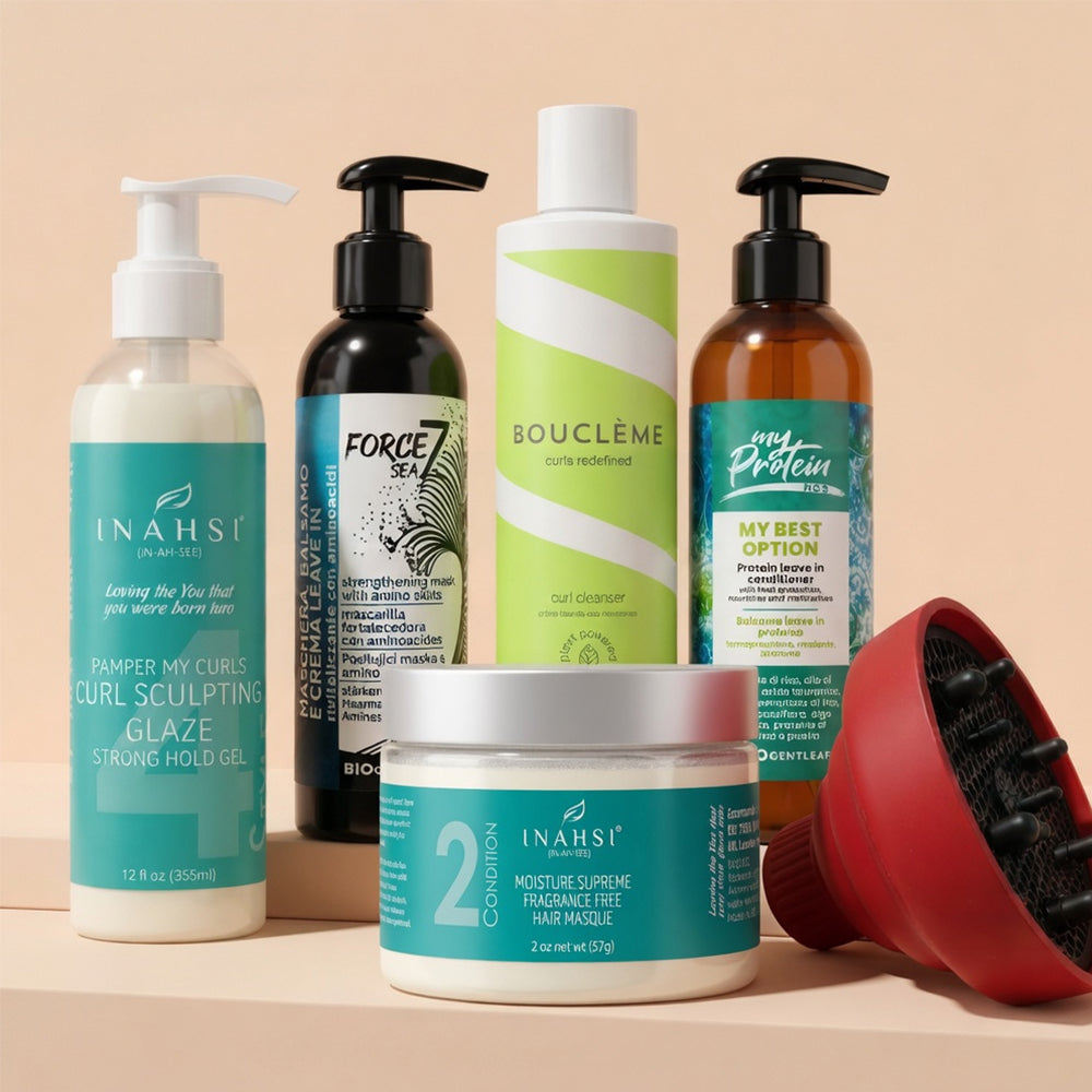 CurlyNest Pro Kit for Coily Hair 3C-4A - Moisture Insulation