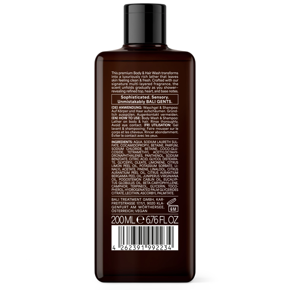 Bali Gents Bodywash Rosemary Ginger 1 200ml