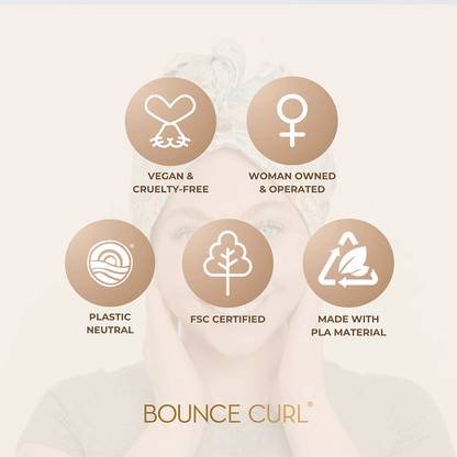 Bounce Curl Satin Microfiber Turban