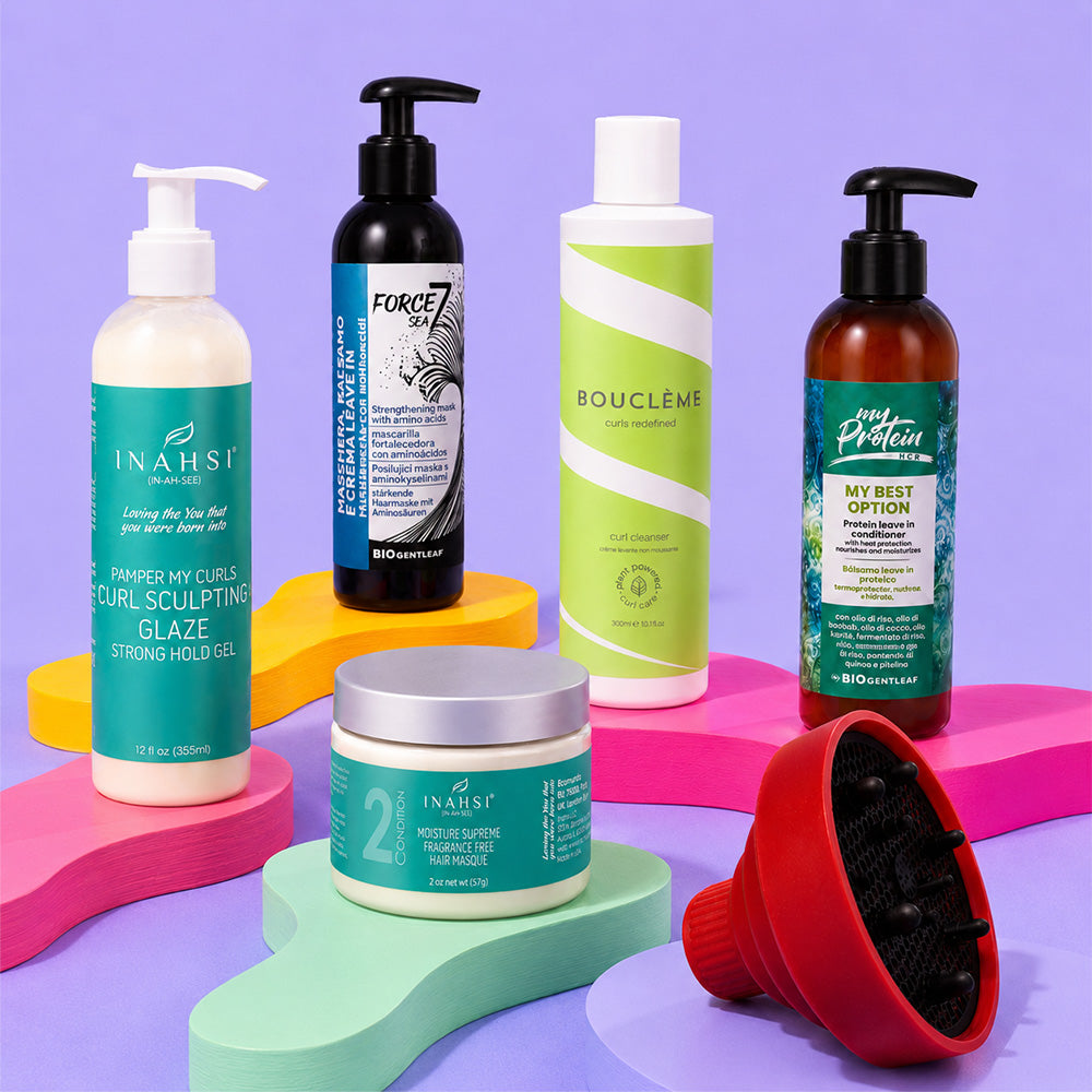 CurlyNest Pro Kit for Coily Hair 3C-4A - Moisture Insulation