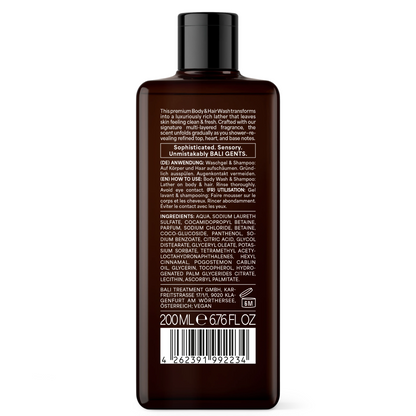Bali Curls Gents Bodywash Sandalwood Leather 7 200ml