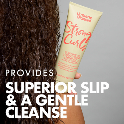 Umberto Giannini Strong Curls Rosemary Oil Shampoo 250ml