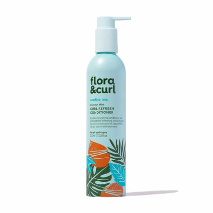 Flora &amp; Curl Soothe Me Coconut Mint Curl Refresh Conditioner 300ml