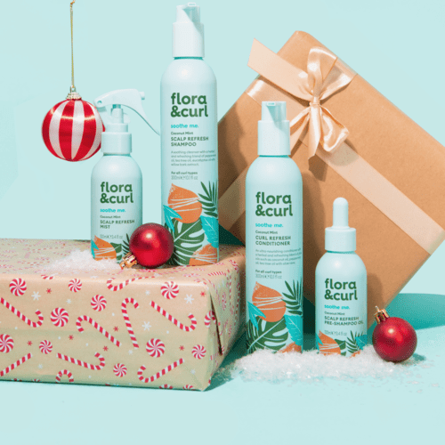 Flora &amp; Curl Soothe Me Coconut Mint Scalp Refresh Shampoo 300ml
