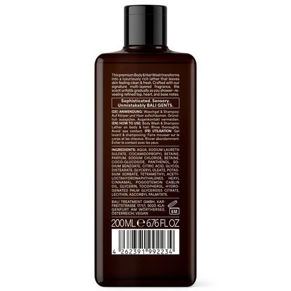 Bali Gents Bodywash Sandalwood Leather 7 200ml