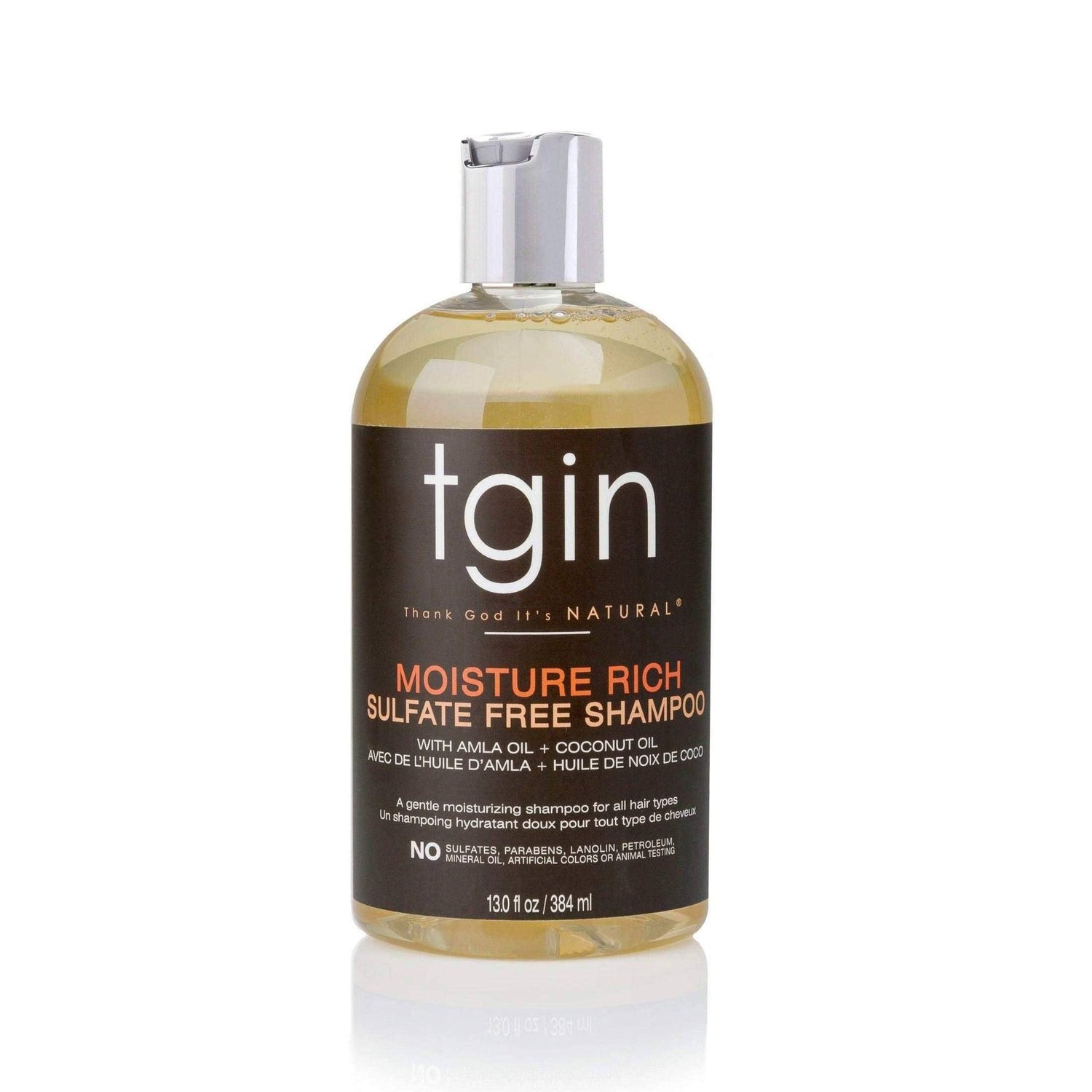 Tgin Moisture Rich Sulfate Free Shampoo 384ml