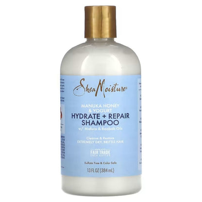 Shea Moisture Manuka Honey &amp; Yogurt Hydrate + Repair Shampoo 384ml