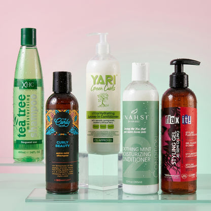 CurlyNest Starter Kit for Coily Hair 3C-4A - Lipid Retention
