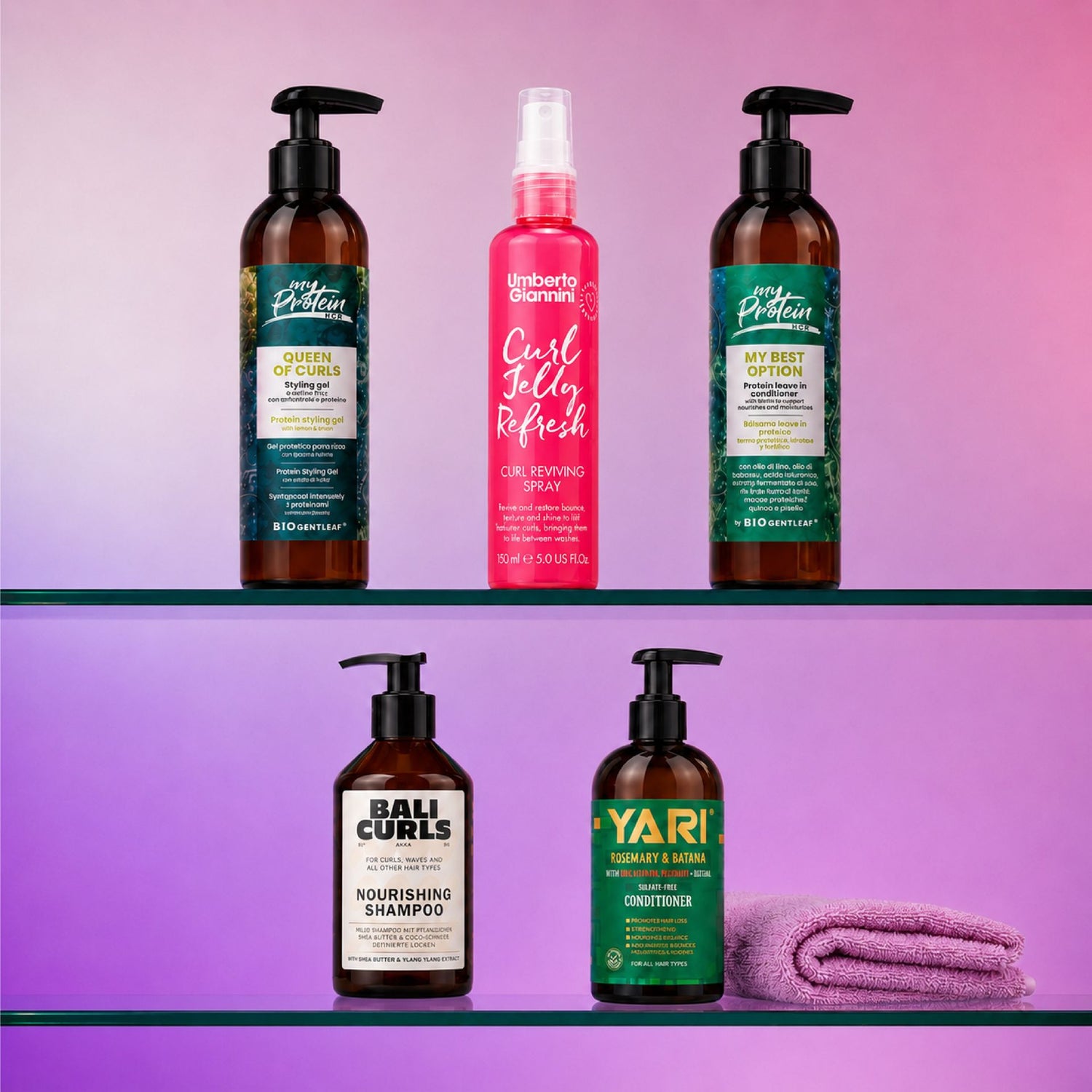 CurlyNest Starter/Beginner Kit for First-Time Curly Hair Care