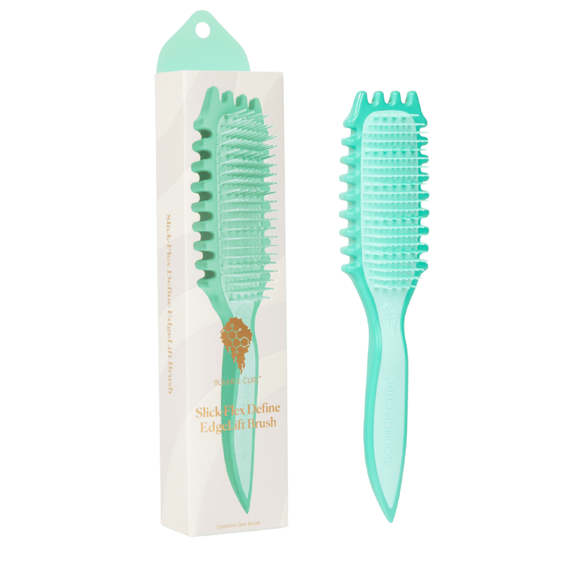 Bounce Curl Slick-Flex Define EdgeLift Brush Teal