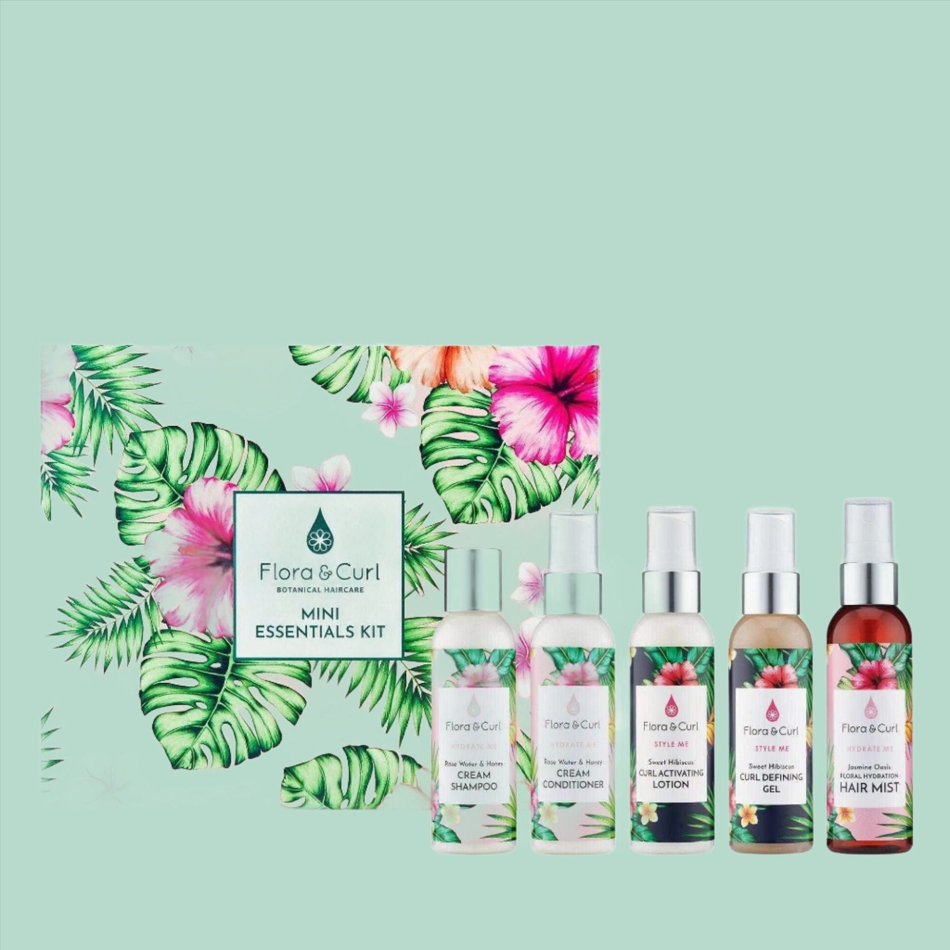 Flora &amp; Curl Mini Essentials Curl Kit