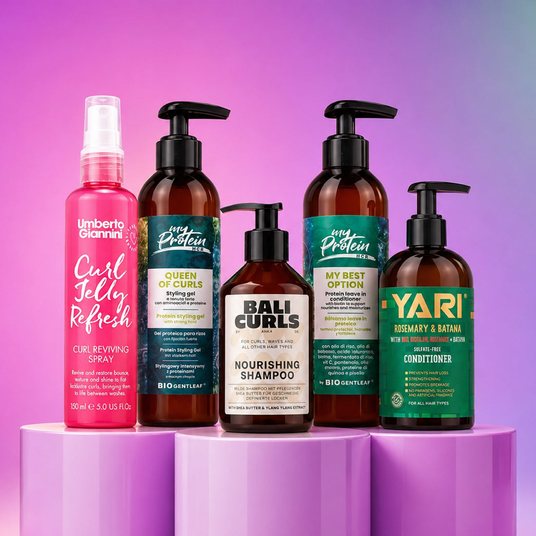 CurlyNest Starter/Beginner Kit for First-Time Curly Hair Care