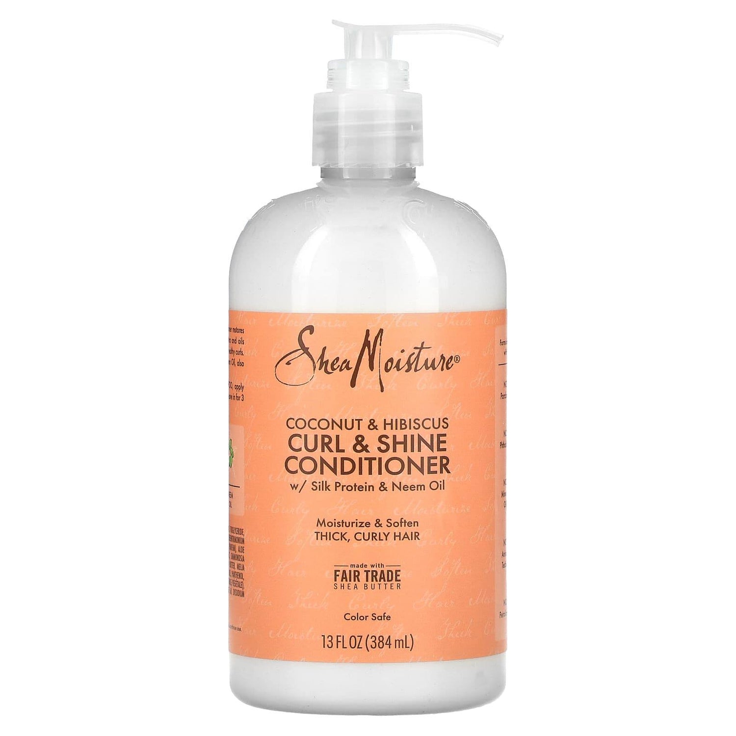Shea Moisture Coconut &amp; Hibiscus Curl &amp; Shine Conditioner 384ml
